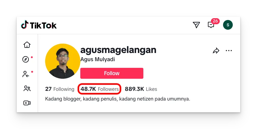 Micro influencer adalah orang yang followernya di kisaran 10 sampai 100 ribu