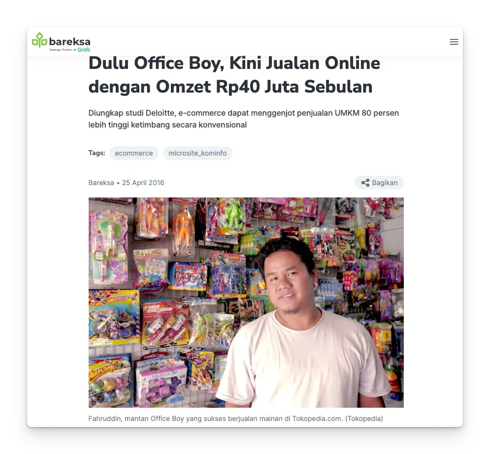 ide bisnis online untuk pemula salah satunya dengan jualan di marketplacer