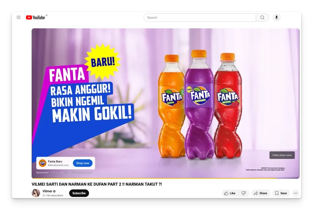 Contoh cara mendapatkan uang dari YouTube lewat iklan AdSense