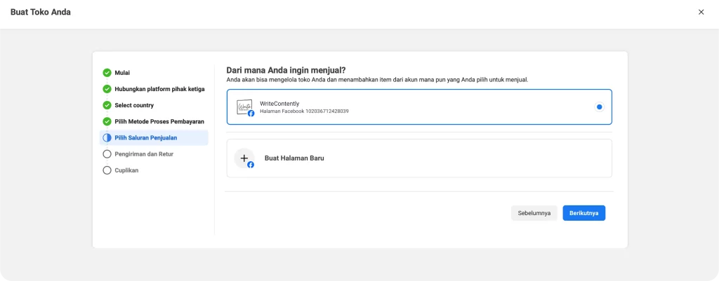 Membangun Facebook Shop juga bisa jadi cara mendapatkan uang dari FB