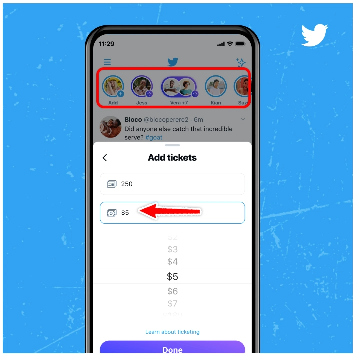 cara mendapatkan uang dari twitter dari ticketed spaces