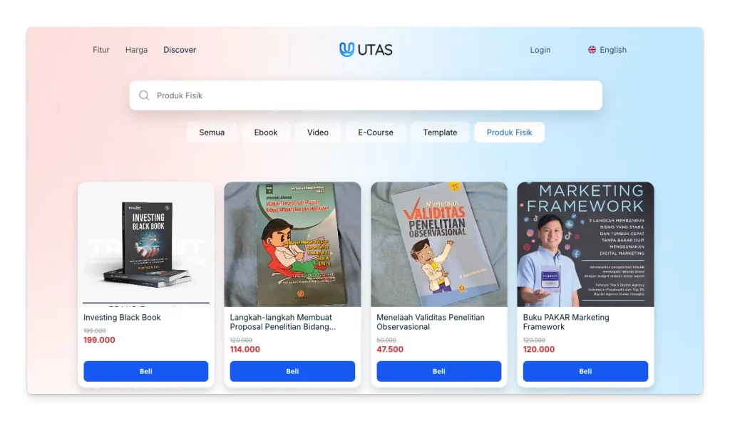Jualan buku bacaan juga bisa raup cuan berlimpah