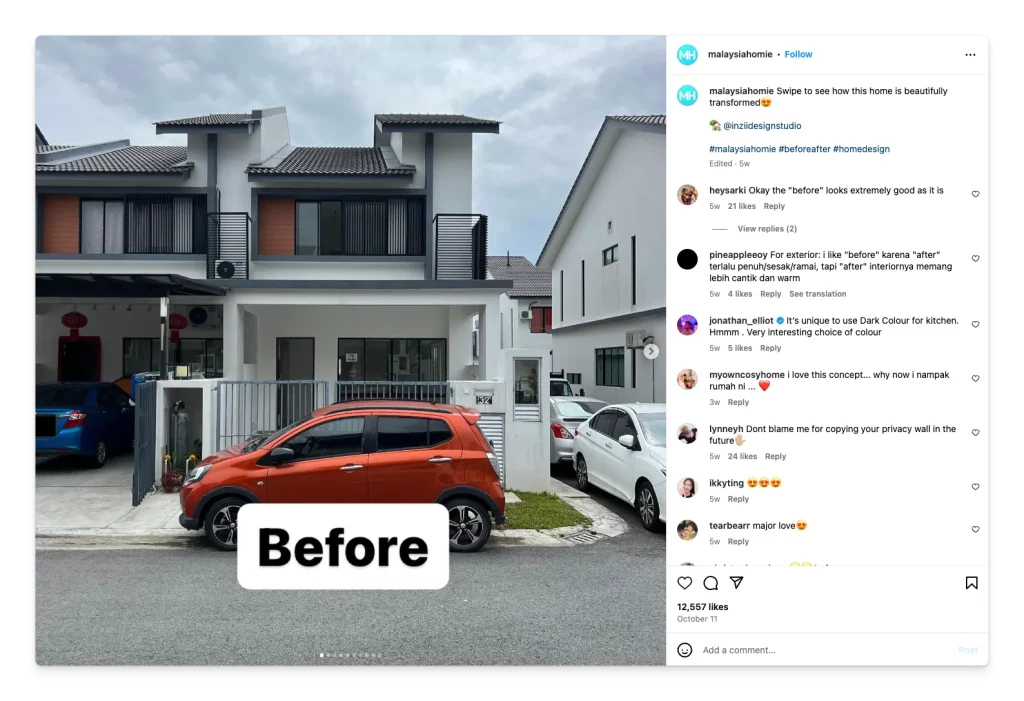 ide konten Instagram tanpa wajah before after