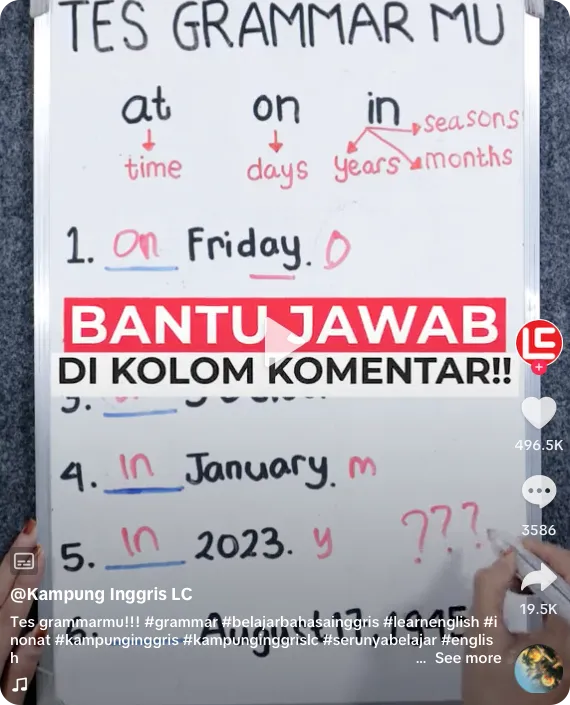 ide konten TikTok tanpa wajah berupa konten edukasi