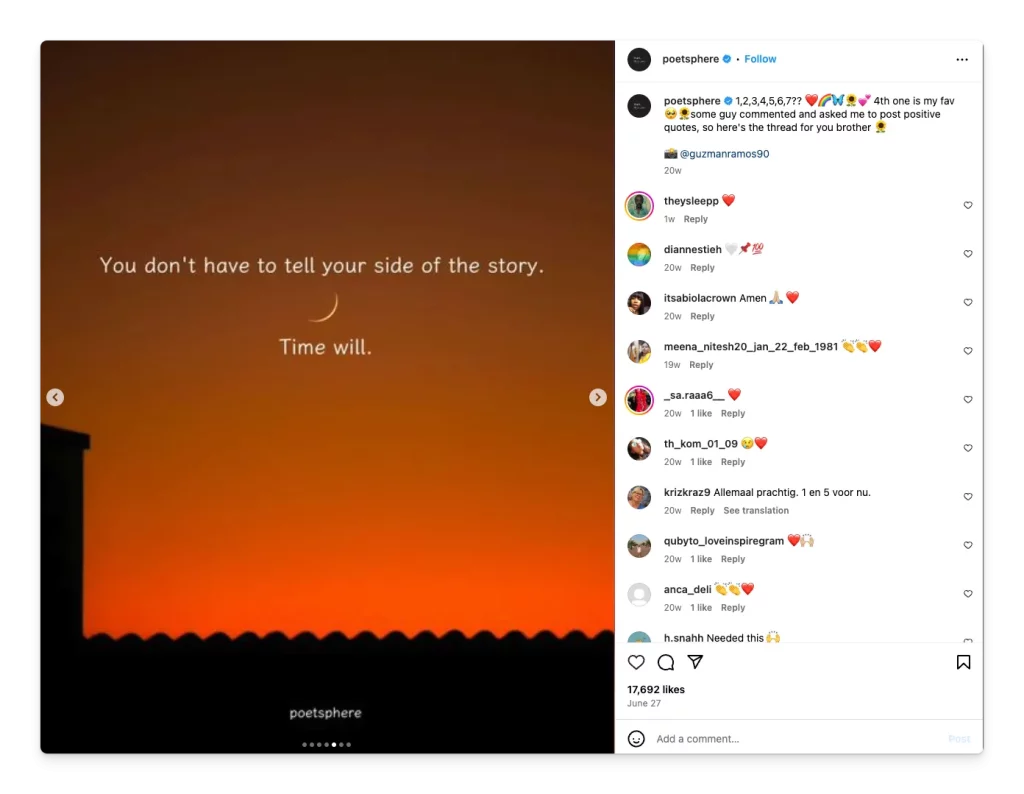 ide postingan Instagram tanpa wajah kutipan terkenal