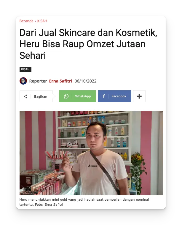 rekomendasi jualan online produk skincare