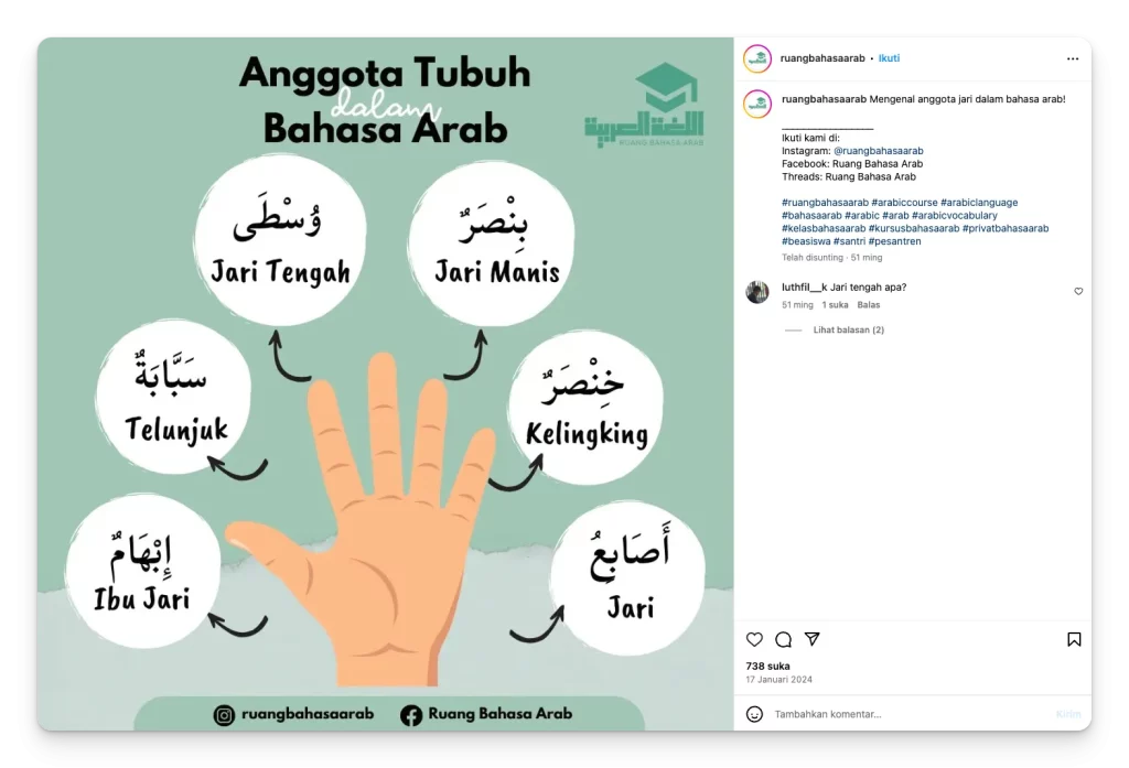 Anda punya keahlian untuk mengajar bahasa Arab, maka buatlah konten islami ini