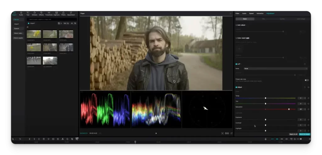 Contoh preset video dengan nuansa cinematic