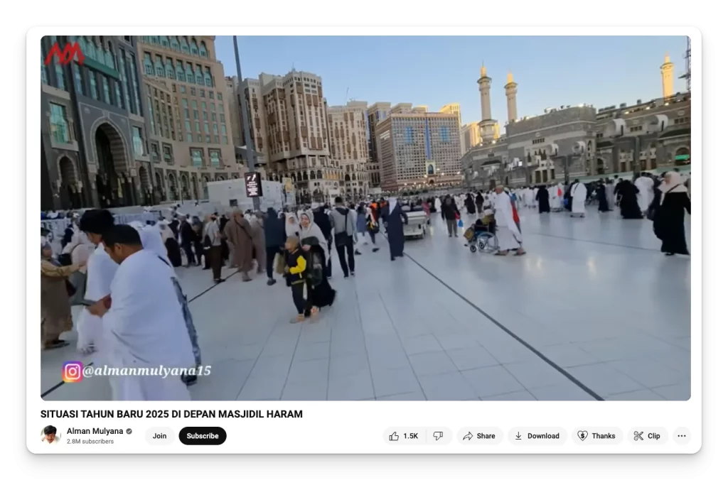 Kalau Anda punya ilmu seputar pelaksanaan haji maka konten islam ini bisa jadi pilihan