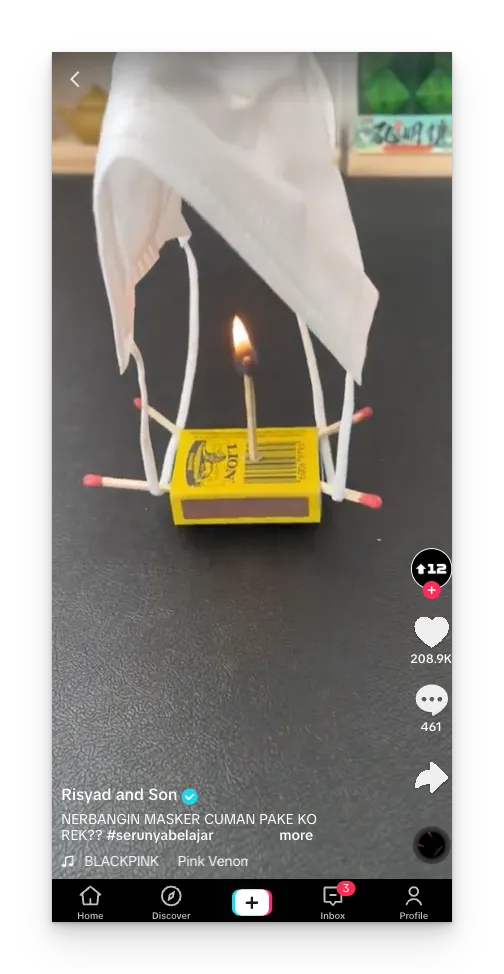 Ide konten edukasi eksperimen seru