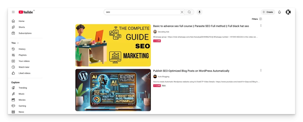 Konten Live juga tidak aman jadi korban konten pembajakan