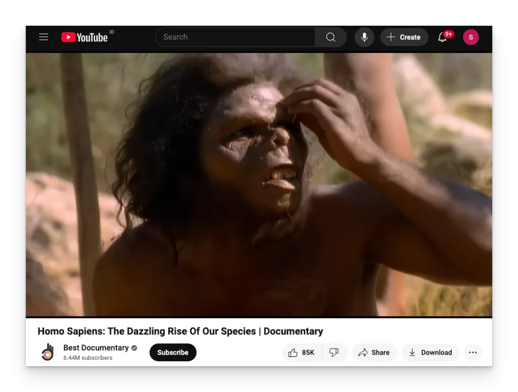 konten edukasi video dokumenter