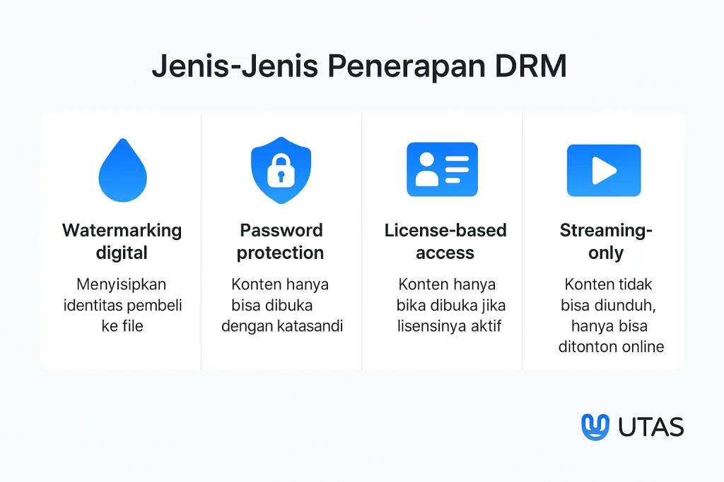 infografik jenis-jenis drm