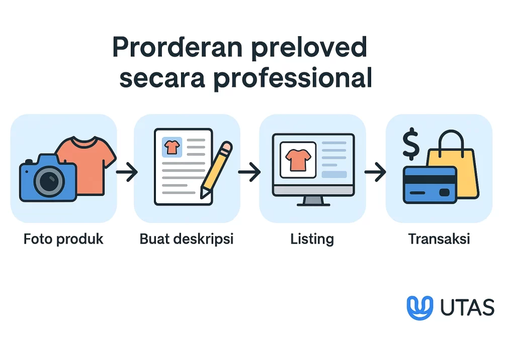 cara jual barang preloved secara profesional