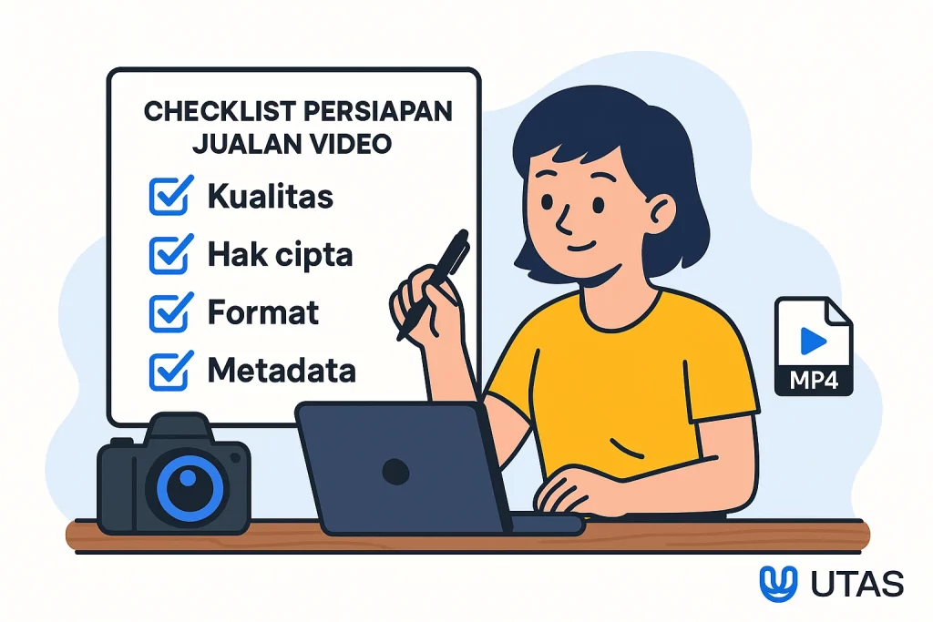checklist persiapan jualan video