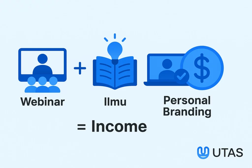 jualan webinar di utas