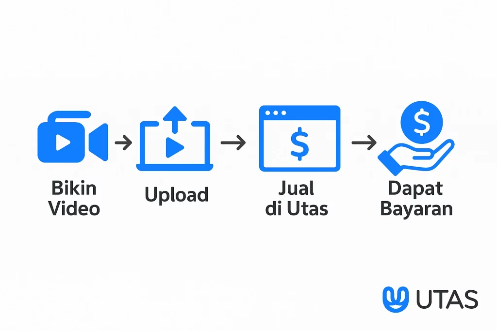 visual funnel penjualan video